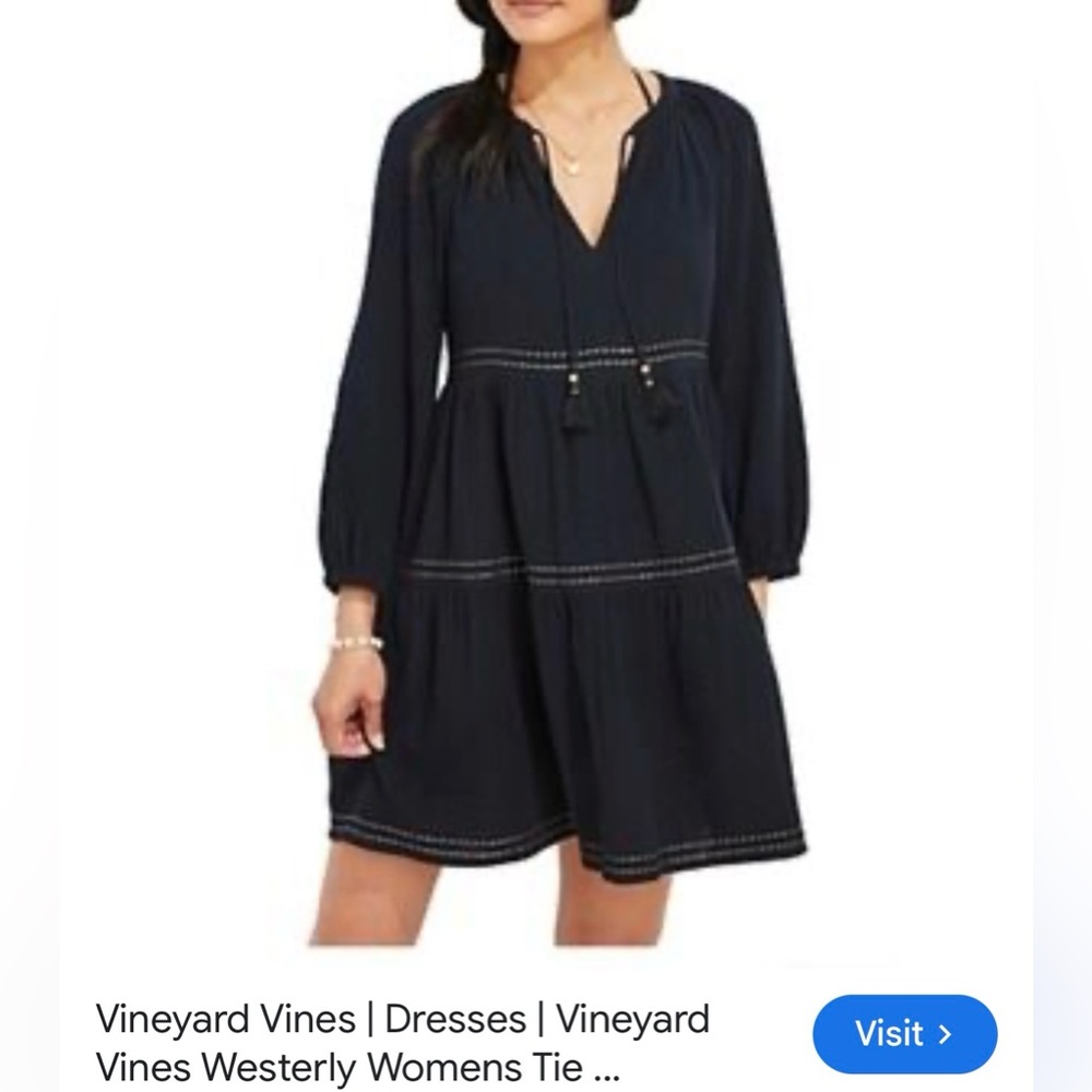 Vineyard Vines Elegant Black Blouse